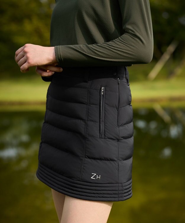 ZERO HALLIBURTON 【撥水・保温】 軽量中綿スカート ZHG-W5A2b 85134 ブラック