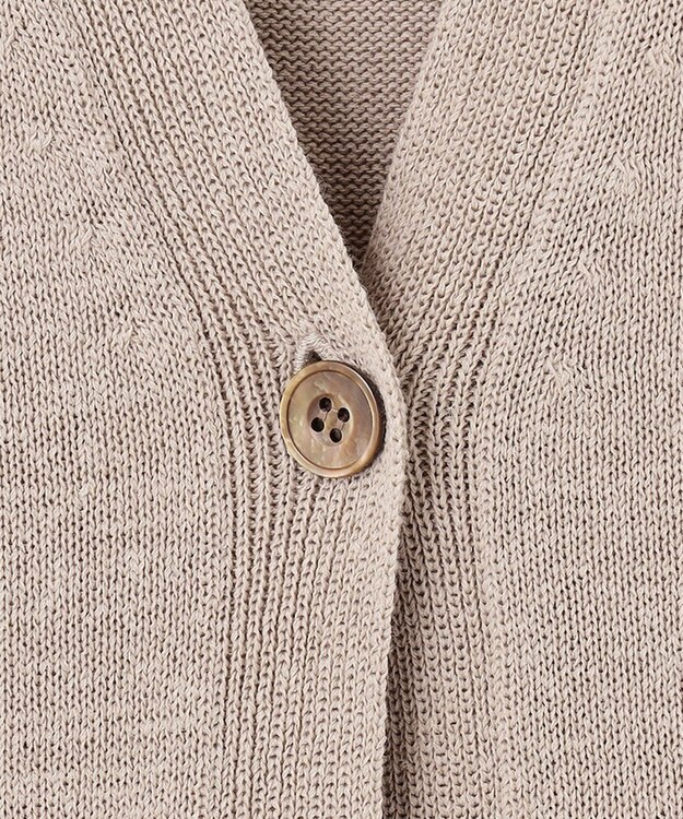 J.PRESS LADIES 【洗える】 LICOテープベスト ニット ジレ ベージュ系