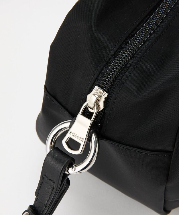 russet クラウズナイロンサークルミニショルダーバッグ(CE-1728) Black