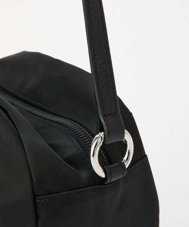 russet クラウズナイロンサークルミニショルダーバッグ(CE-1728) Black