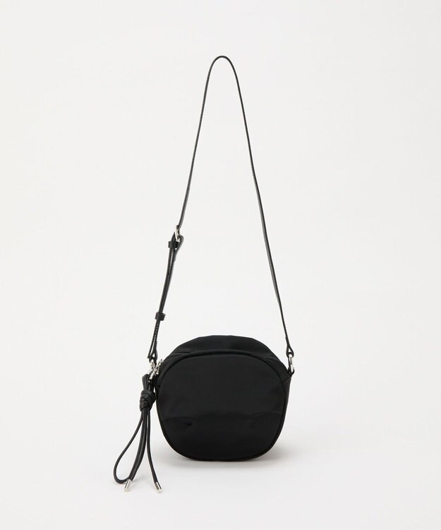 russet クラウズナイロンサークルミニショルダーバッグ(CE-1728) Black