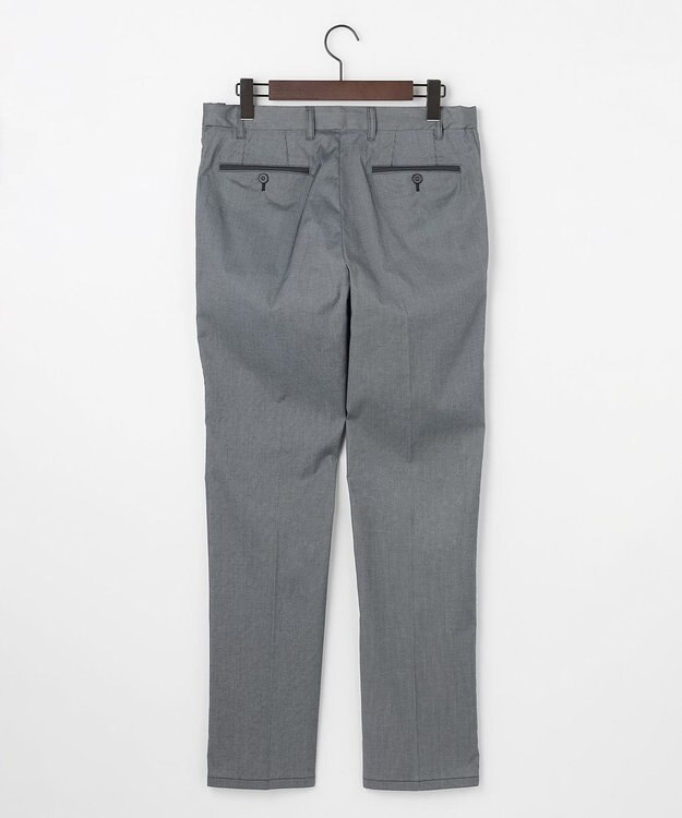JOSEPH ABBOUD 【キングサイズ・ウエストも伸びる!/ストレッチ/軽量/Eco撥水/オーガニックコットン使用】マイクロピケストレッチ パンツ グレー系8