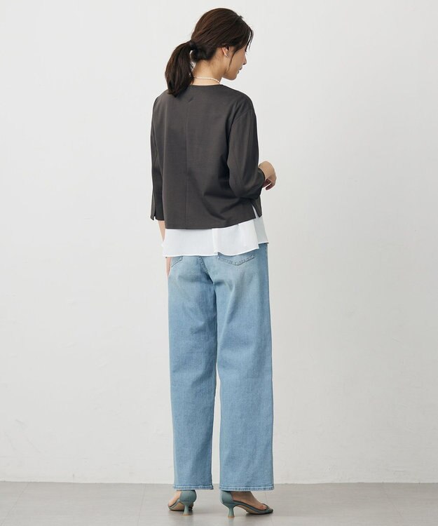 J.PRESS LADIES S コンパクトポンチ カットソー スレート系