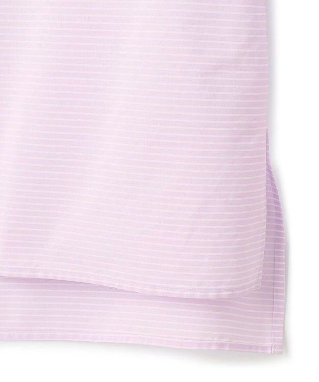 23区 【Oggi4月号掲載/洗える】CANCLINI デザインスリーブ ブラウス ラベンダーストライプ