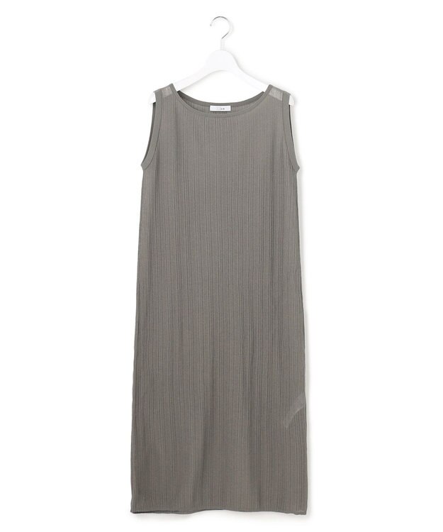 ICB 【30th ANNIVERSARY】シアーライトリュクス ニットワンピース スティールカーキ