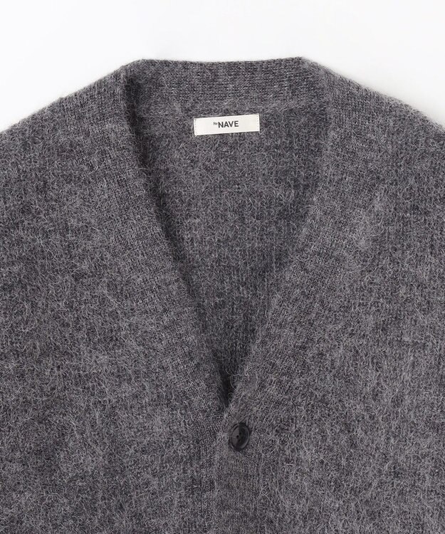NAVE 【ReNAVE】ウールモヘア カーディガン チャコール系