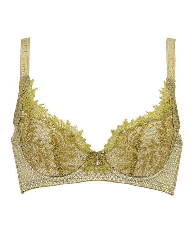 BRADELIS New York 【BRADELIS New York / 育乳STEP3 持ち上げる】ヴィオラステップ3ブラ23A1 美胸 谷間メイクする補正ブラ オリーブ