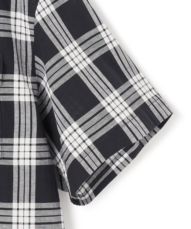 J.PRESS YORK STREET 【UNISEX】マドラスチェック ボタンダウンシャツ ブラック系4