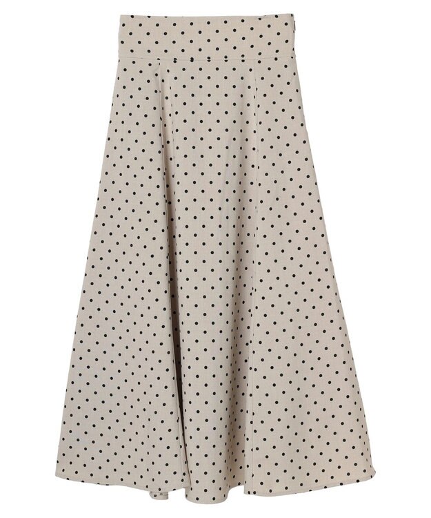 earth music&ecology バックレースアップスカート Dot