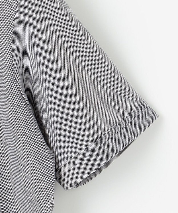 JOSEPH ABBOUD 【速乾 / お手入れ簡単】 猛暑に最適！シャンブレーポロシャツ ライトグレー系