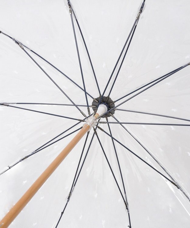 MOONBAT POLO RALPH LAUREN（ポロ ラルフローレン） 長傘 ビニール傘 ポロポニー バイカラー 10本骨 ブラック