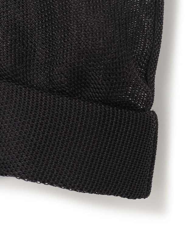 ICB 【洗える】Ta/Peメッシュ ブルゾン ブラック系