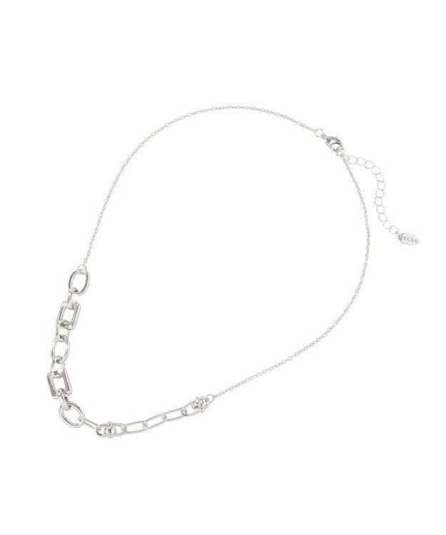 YECCA VECCA デザインチェーンショートネックレス Silver