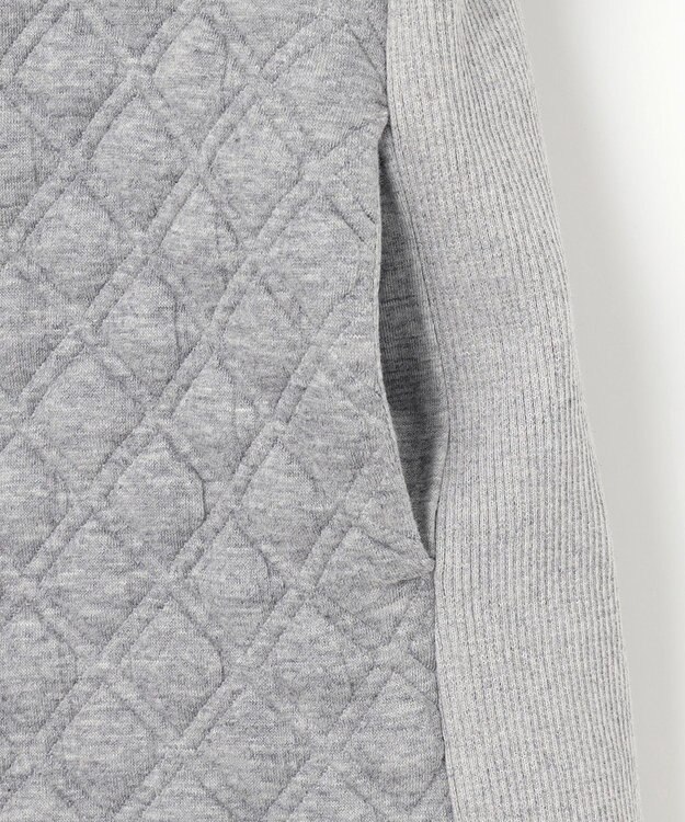 組曲 KIDS 【100㎝】ダイヤキルト ワンピース グレー系