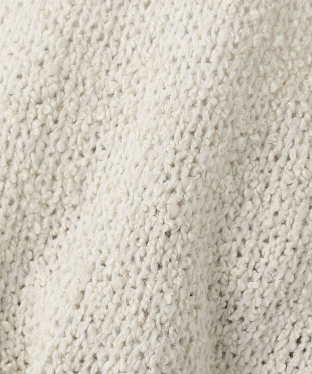 #Newans 【洗える】カシミヤブレンドバルキーニットビスチェ ホワイト系