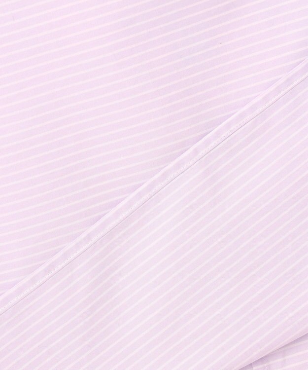 23区 S 【Oggi4月号掲載/洗える】CANCLINI デザインスリーブ ブラウス ラベンダーストライプ