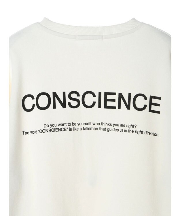 AMERICAN HOLIC デザインスリーブロゴスウェット Off White