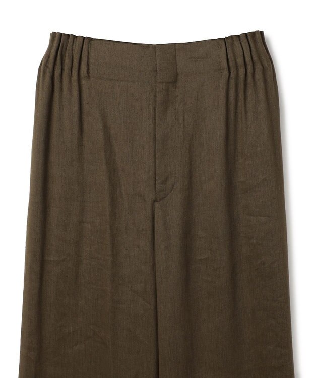 BEIGE， MICA / リネンブレンドイージーワイドパンツ Khaki