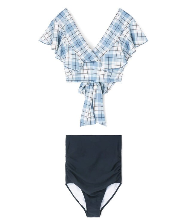 San-ai Resort（三愛水着楽園） 【SALE】カバーデザイン　ノンワイヤー水着　9M　【San-ai Resort（サンアイリゾート）】 ブルー