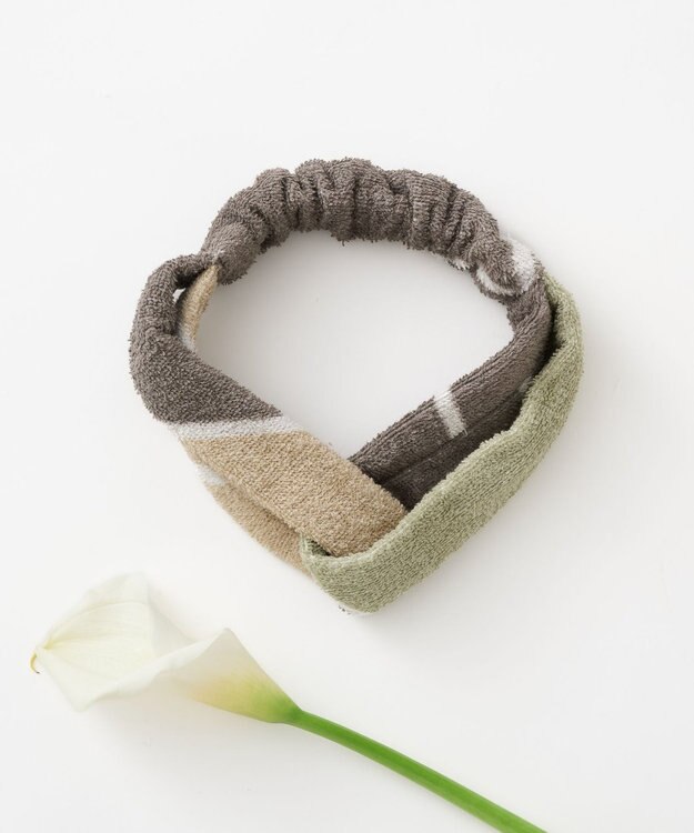 LOOM&SPOOL LBRパイルヘアバンド トラペカーキ