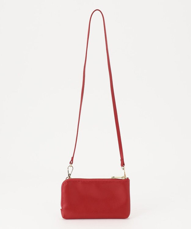 J.PRESS LADIES 【WEB限定カラーあり・A4サイズ収納可・セットアイテム】ポーチ付き PRINTED トート バッグ レッド系