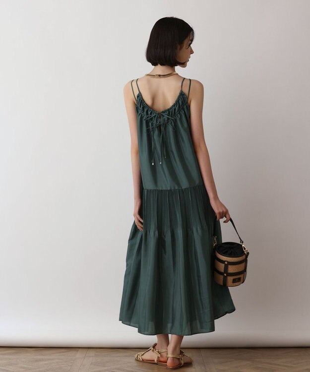 GRACE CONTINENTAL ブライトキャミワンピース グリーン