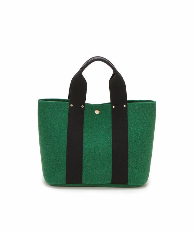 TOPKAPI 【TREASURE TOPKAPI】イタリアンフェルト テープコンビ トートバッグ 2023 グリーン
