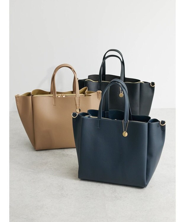 Green Parks ・ＫＯＳＳＯＲＥＣＯあおり軽量２ＷＡＹトート Black