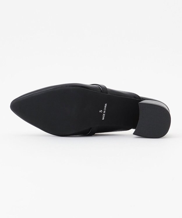 ICB ポインテッドローファーミュール ブラック系