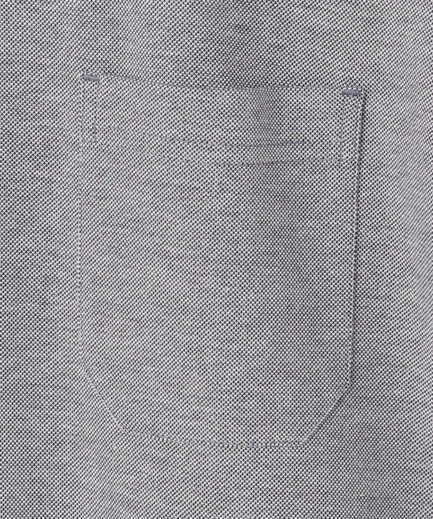 JOSEPH ABBOUD 【速乾 / お手入れ簡単】 猛暑に最適！シャンブレーポロシャツ ライトグレー系