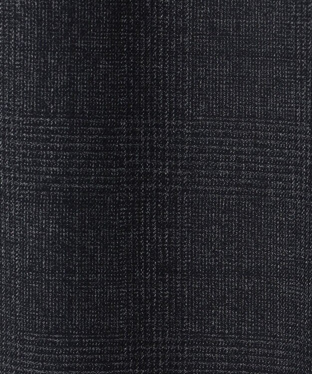 GOTAIRIKU セットアップカラー有【洗える/ストレッチ/シワになりにくい】ZERO TRIA ウォッシャブルパンツ(25年モデル) ブラック(グレンチェック地柄)