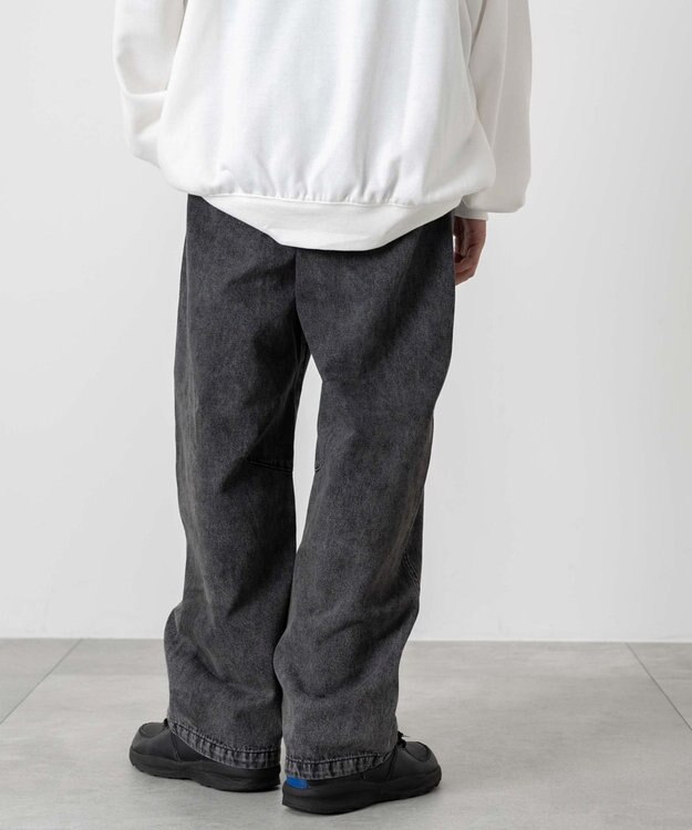 WEGO 【キッズITEM】イージーバレルレッグデニムパンツ（JUNIOR） デニムブラックソノタ