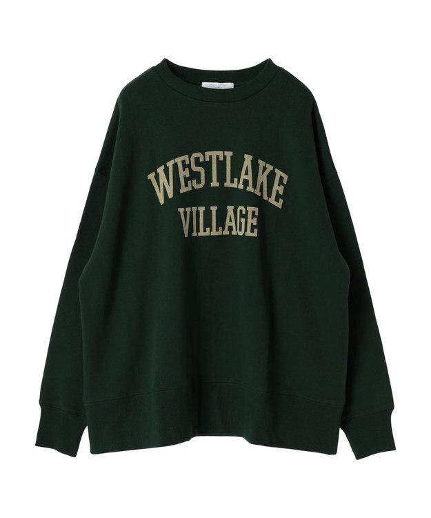 Green Parks 裏起毛フロッキーロゴプルオーバー Green