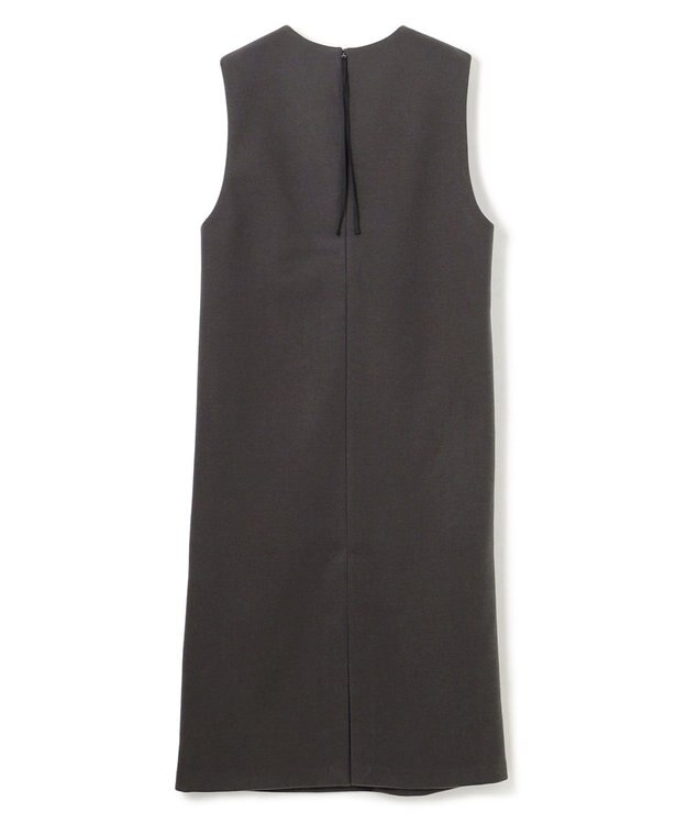 UNFILO ウールライク ジャンスカ チャコール