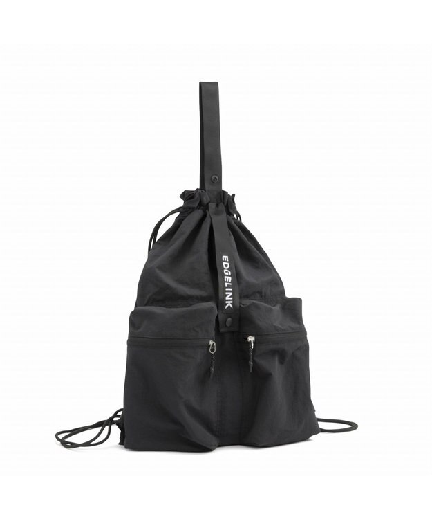 ACE BAGS & LUGGAGE EDGELINK ナムパック ポケッタブルナップサック 60192 エッジリンク ブラック