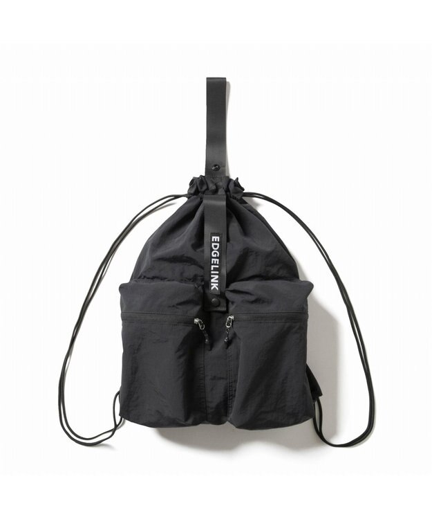 ACE BAGS & LUGGAGE EDGELINK ナムパック ポケッタブルナップサック 60192 エッジリンク ブラック