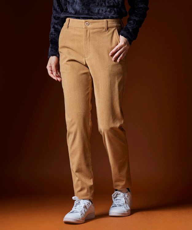 23区GOLF 【WOMEN】ストレッチコーデュロイパンツ お散歩など普段使いにも◎豊富な6色展開 キャメル系