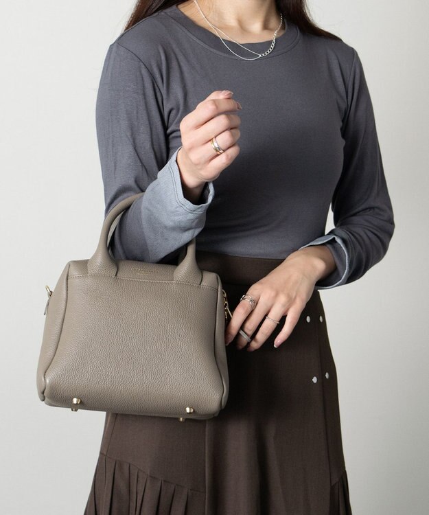 CHRISTIAN VILLA】ベーシックレザーハンドバッグ / INTER-CHAUSSURES