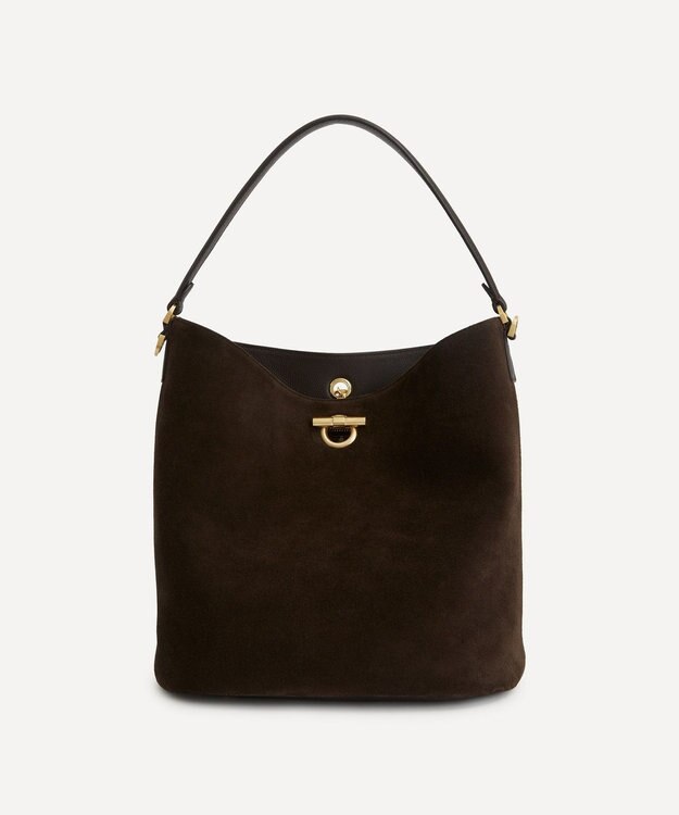 LIBERTY. アイフィス ウォーダー ショルダー バッグ ブラウン