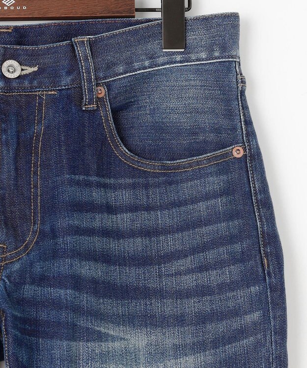 JOSEPH ABBOUD 【サスティナブル加工/ストレッチ】 オゾンストレッチ デニム ネイビー系