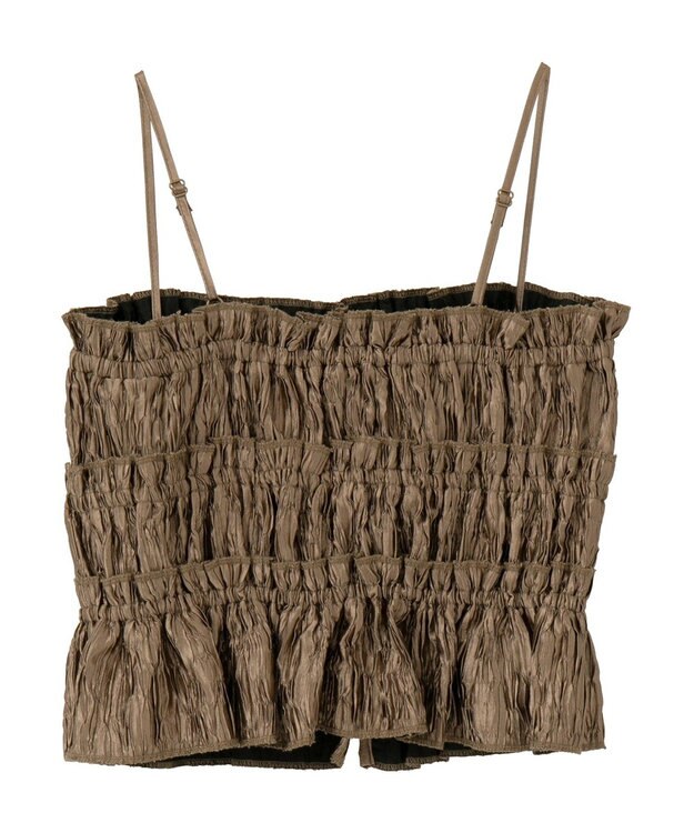 earth music&ecology シャーリングビスチェ Mocha