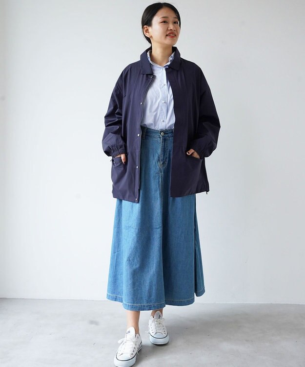 F/ACSION BUKE JK コーチジャケット NAVY