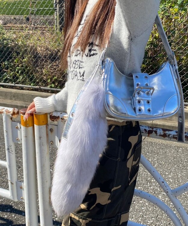 WEGO BIGファーしっぽキーホルダー 柄4