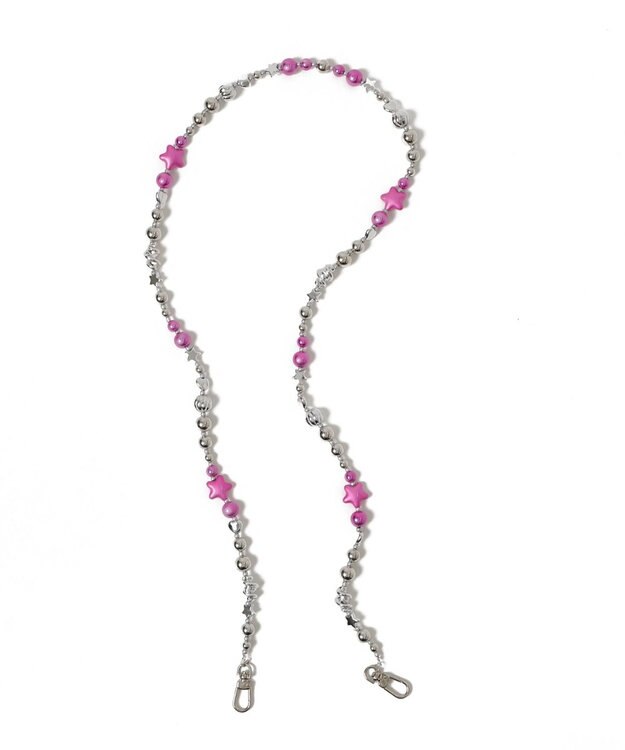 WEGO メタルビーズモチーフストラップ 柄1