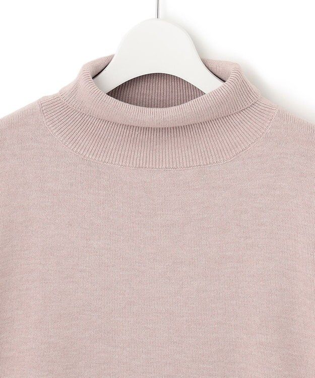 J.PRESS YORK STREET 【WOMEN】ロールネックプルオーバー ピンク系