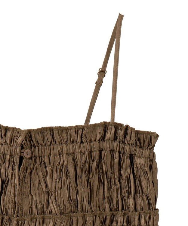 earth music&ecology シャーリングビスチェ Mocha