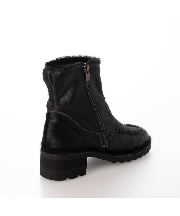 MODE ET JACOMO <D'ICI>タンクソールモカシンショートブーツ ブラックビー