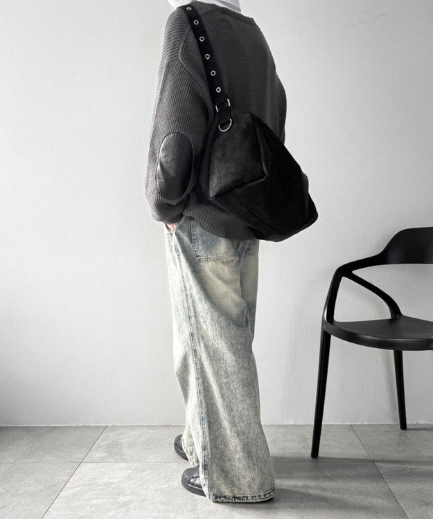 WEGO ハトメベルトBIGショルダー ブラックその他