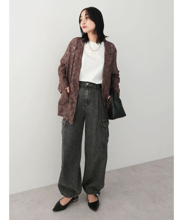 Green Parks ・ＳＵＧＡＲ　ＳＰＯＯＮ　シアージャカードジャケット Brown