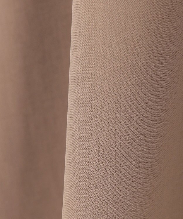 ANY SIS 【洗える】トロミワイドタック パンツ ライトモカ